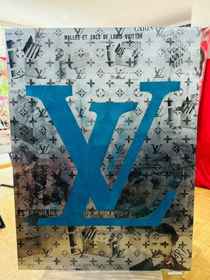 120x160cm Mischtechnik auf Alu dibond, Unikat mit Graffiti gesprüht, Acrylfarben bearbeitet und mit Harz veredelt