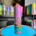 Bemalte Graffiti Sprühdose im Comic Style
