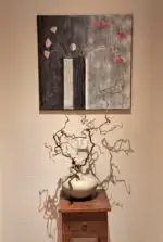 Vase - Schwarz / Weiß – Bild 2