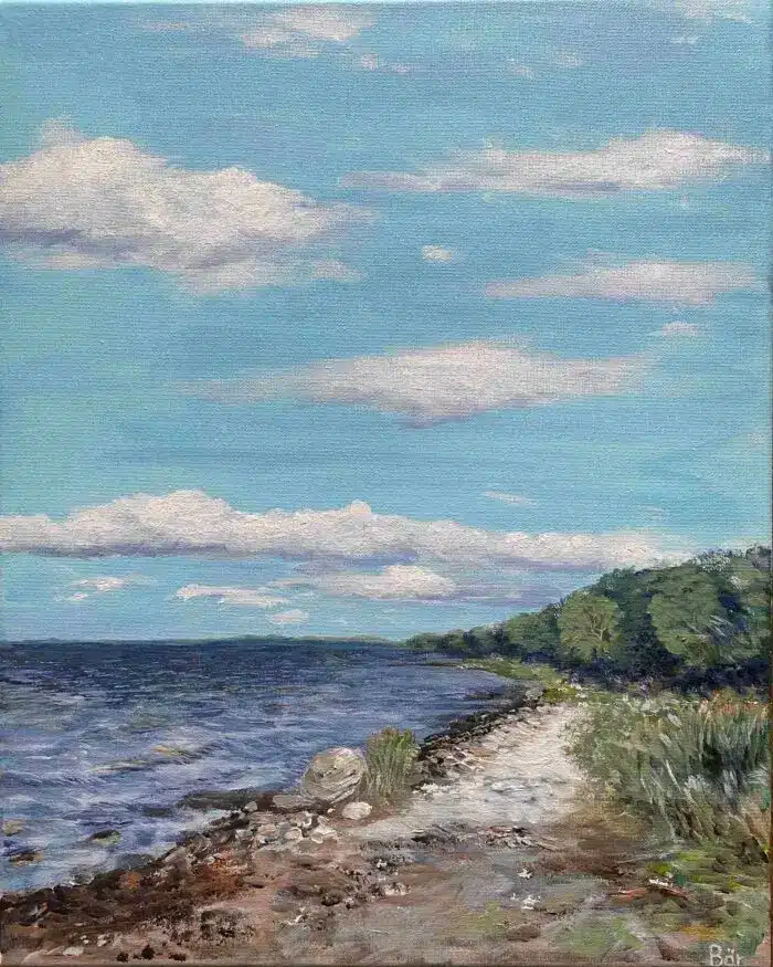 Gemälde "Am Strand von Habernis" – Bild 2