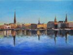 Gemälde "Hamburg Binnenalster" – Bild 2