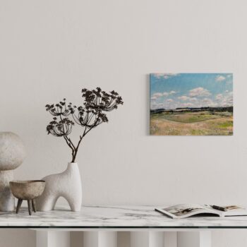 Gemälde "Blick nach Großsolt"