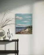 Gemälde "Am Strand von Habernis"