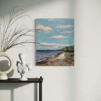 Gemälde "Am Strand von Habernis"