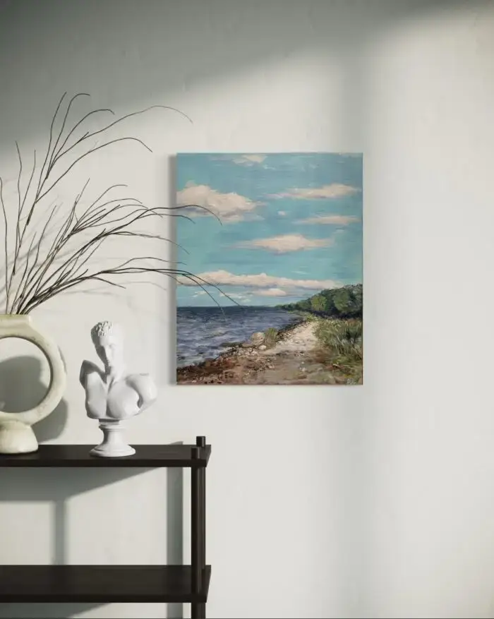 Gemälde "Am Strand von Habernis" – Bild 1