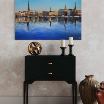 Gemälde "Hamburg Binnenalster"
