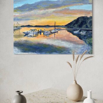 Gemälde "Ruhe in der Bucht"