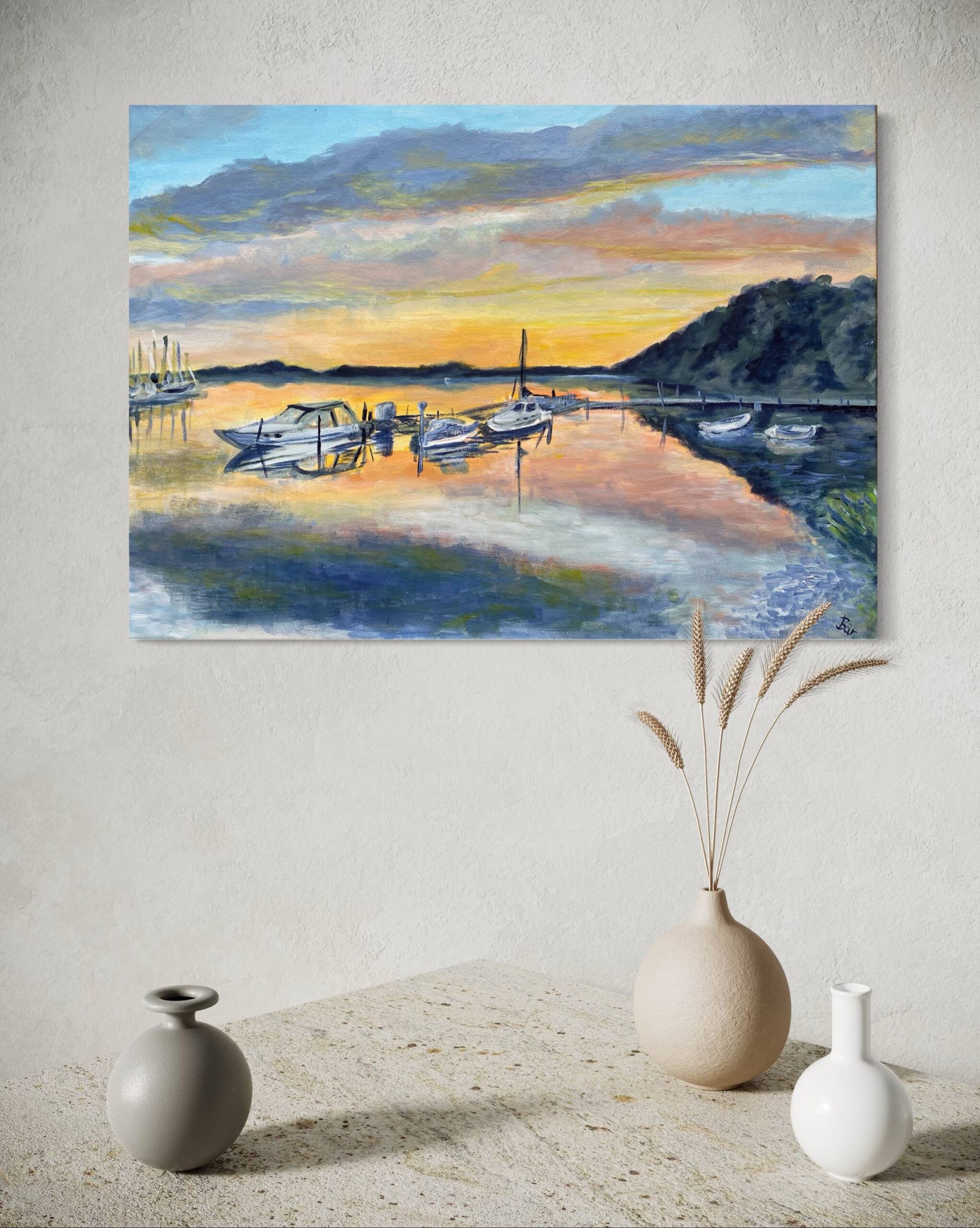 IMG_8495_11zon Gemälde "Ruhe in der Bucht" – Bild 1