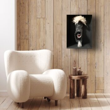 Schuhcharakterkopf Powerman