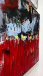 Unikat – ARTWORK | 177-2025– City Puls | 61x61 cm – Bild 5