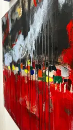 Unikat – ARTWORK | 177-2025– City Puls | 61x61 cm – Bild 7