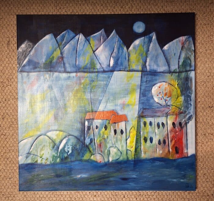 Berge, Häuser, Wasser – Bild 2