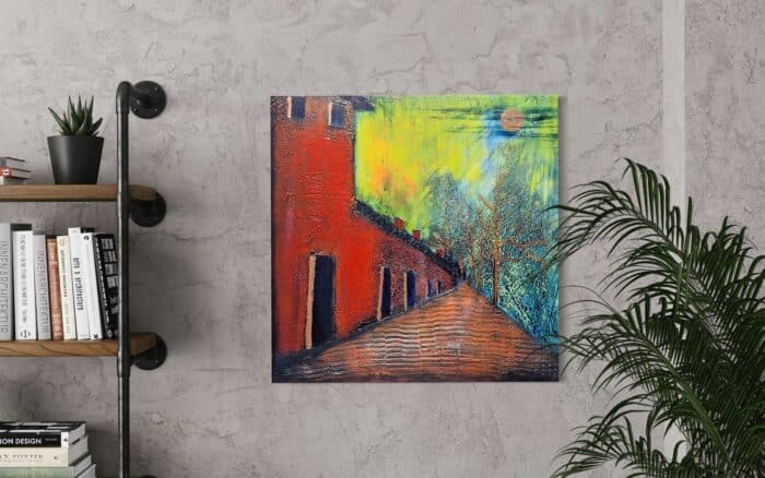 Altes Gebäude - Baumallee – Bild 1