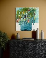 Blumenvase Blau-3 – Bild 4