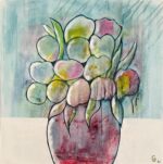 Blumenvase Rot-2 – Bild 2